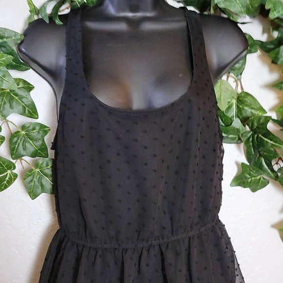 VALCOM Sweet Dot Swiss Dot Sleeveless Dress Small - Picture 3 of 9